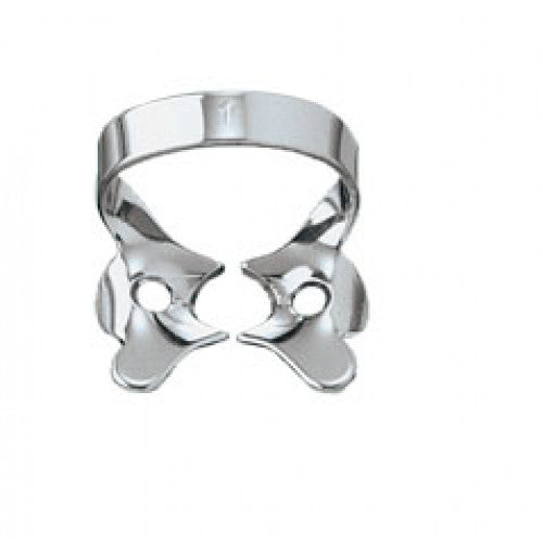 Miltex Integra 76D-1 Pre-Molar Winged Metal Rubber Dam Dental Clamp #1 Miltex Integra 76D-1 Pre-Molar Winged Metal Rubber Dam Dental Clamp #1